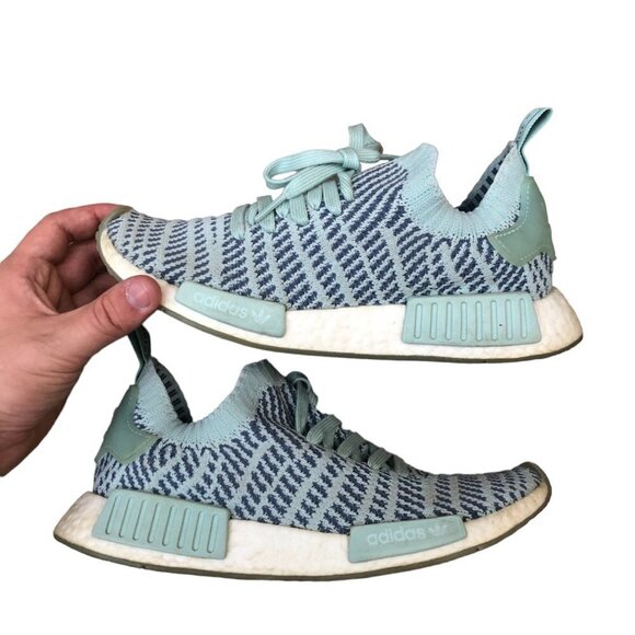 2018 Adidas NMD R1 STLT Ash Green Size 8 - Picture 5 of 14